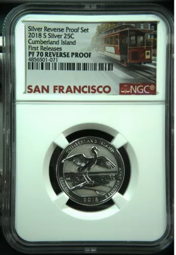 2018S Silver Reverse Proof 25C Cumberland Island Georgia NGC PF70 First Releases