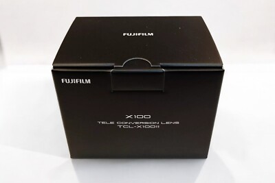 FUJI TCL-X100II Tele Conversion Lens BLACK TCL-X100BII X100V X100F X100T