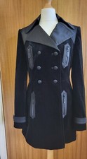 Bird By Juicy Couture Ladies Black Cotton Velvet Style Light Coat. Size S. Used.