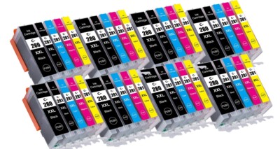 40P Set of Ink Cartridges for Canon PGI 280 XXL CLI 281 XXL TS6320 TR8520 TR8620