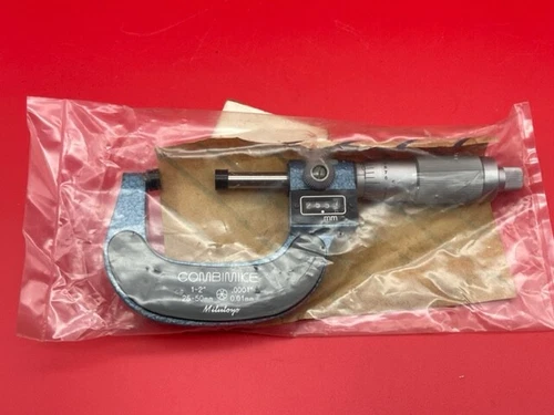Mitutoyo 159-212 Combimike Digital Micrometer 1-2"   VINTAGE!! - no case