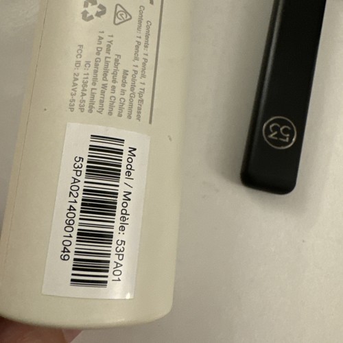 FiftyThree 53 Digital Stylus Pencil for iPad iPad Pro and iPhone Black B17 - Picture 3 of 4