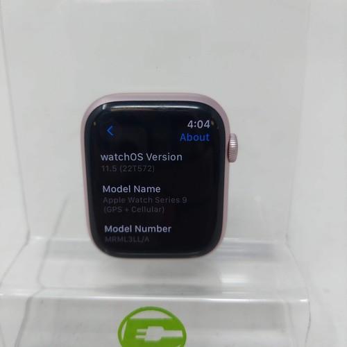 Odblokowany Apple Watch Series 9 45MM różowy aluminiowy różowy pasek sportowy MRML3LL/A - Zdjęcie 2 z 10