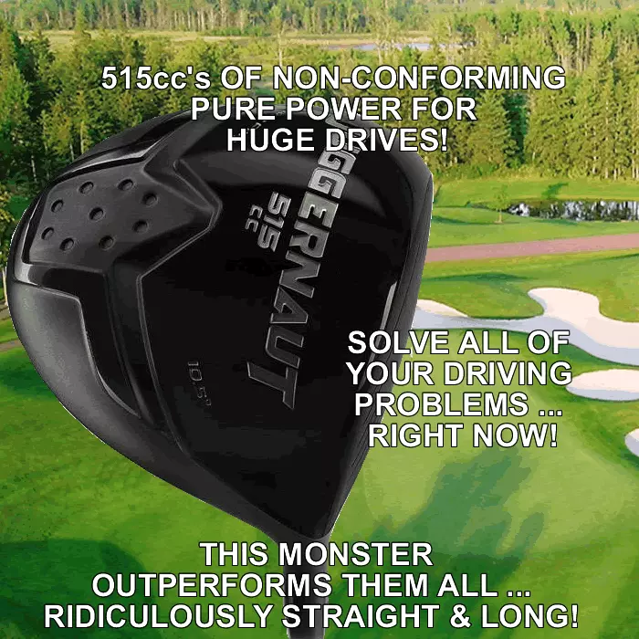 1 MAGIC NONCONFORMING 515cc MONSTER ILLEGAL PGA DISTANCE CUSTOM GOLF DRIVER