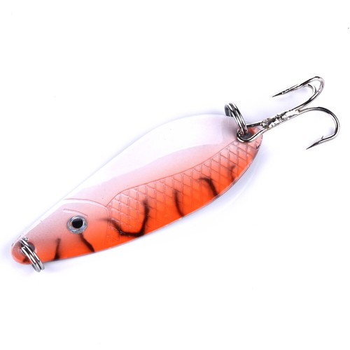 12PCS Lot Spinner Bait Spoon Bait Metal Crankbait Fishing Lures Blade with Box - Picture 10 of 12