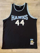 Stall & Dean Rucker Vintage Hawks #44 Jersey Size 58 ( 2XL / XXL / 3XL)