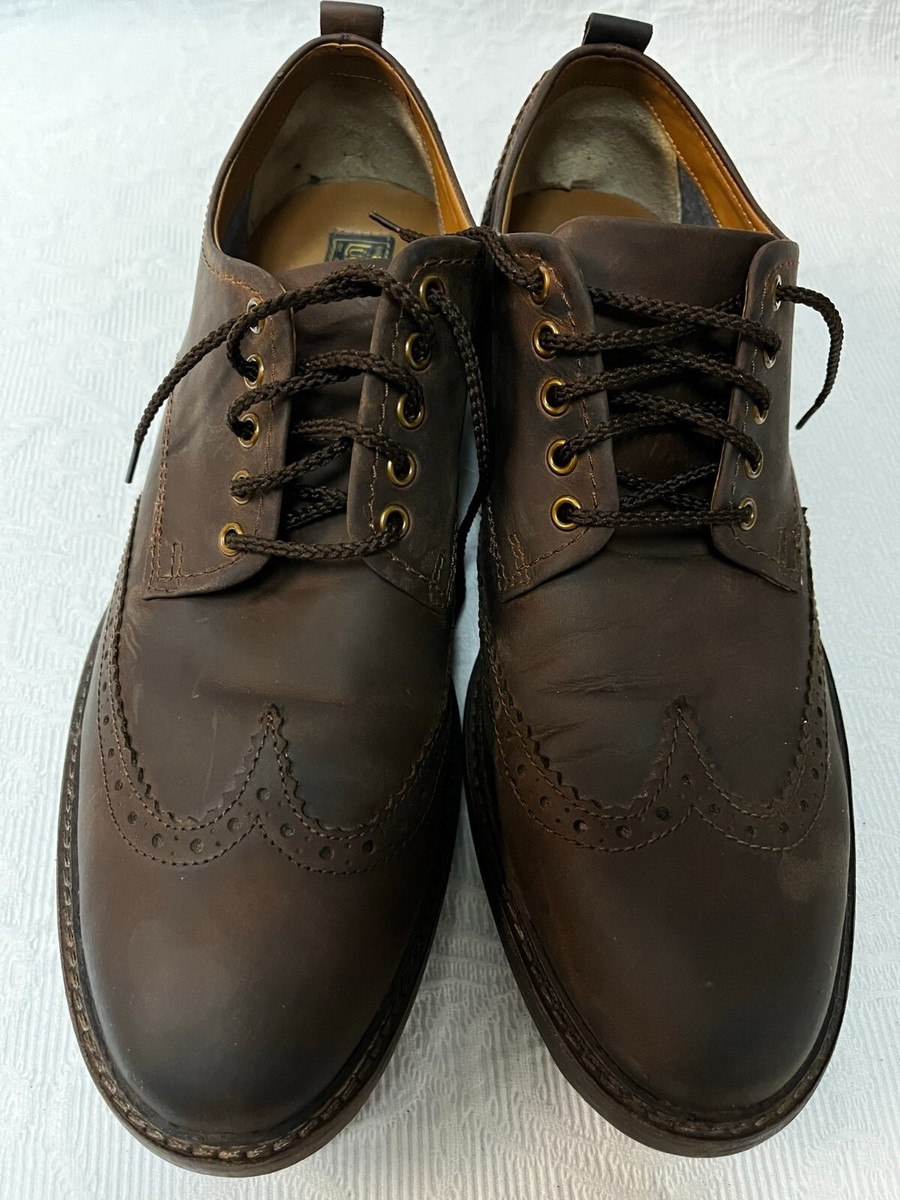 Lucky Brand Brown Leather 11M Wingtip Casual Oxfords | eBay display picture 3