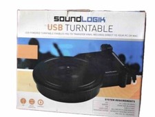 SoundLogik USB Powered 3 Speed Turntable / Vinyl to PC or Mac / Boxed / Working