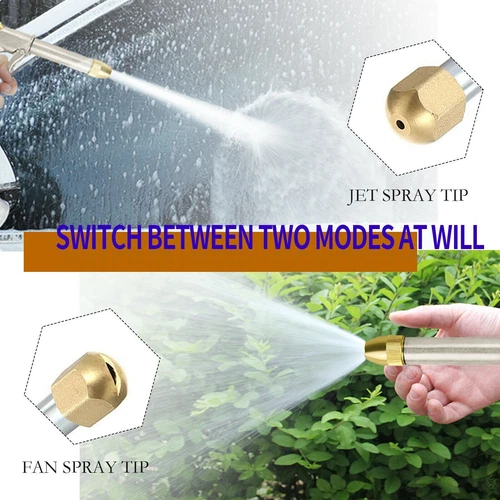 High Pressure Power Washer Water Spray Gun Nozzle Wand Attachment Garden Hose - Picture 9 of 12