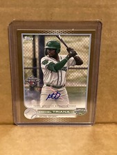 Michel Triana 2022 Topps Pro Debut Gold Auto /50 PD-37