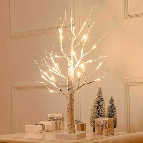 Twig Tree White Simulation Tree Lights LED Light Up Christmas Birch Tree Lights - Picture 7 of 8