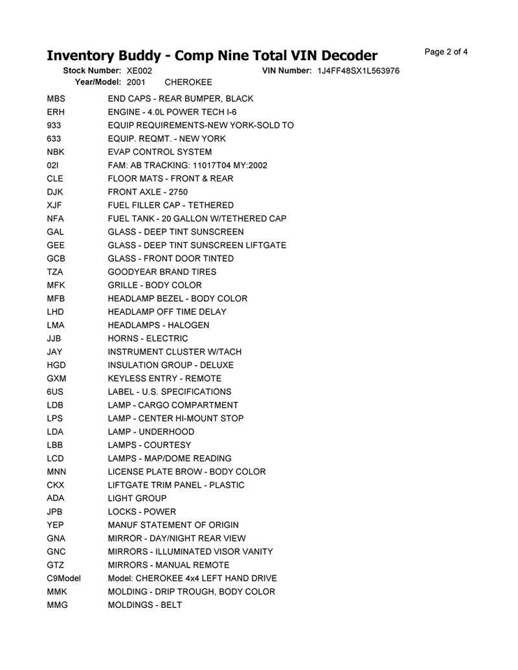Used Rear Right Door Window Regulator Rear fits: 2001 Jeep Cherokee electric Rea - Imagem 2 de 4