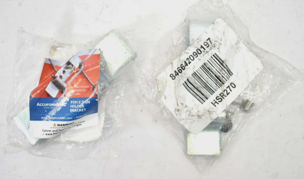 Accuform HSR270 Accessories Hardware & Accessories Fence Sign Holder Bracket