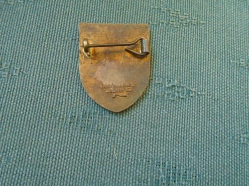 VINTAGE MEATH DIOCESE LOURDES PILGRIMAGE - IRELAND ENAMEL PIN BADGE - FATTORINI - Picture 2 of 2