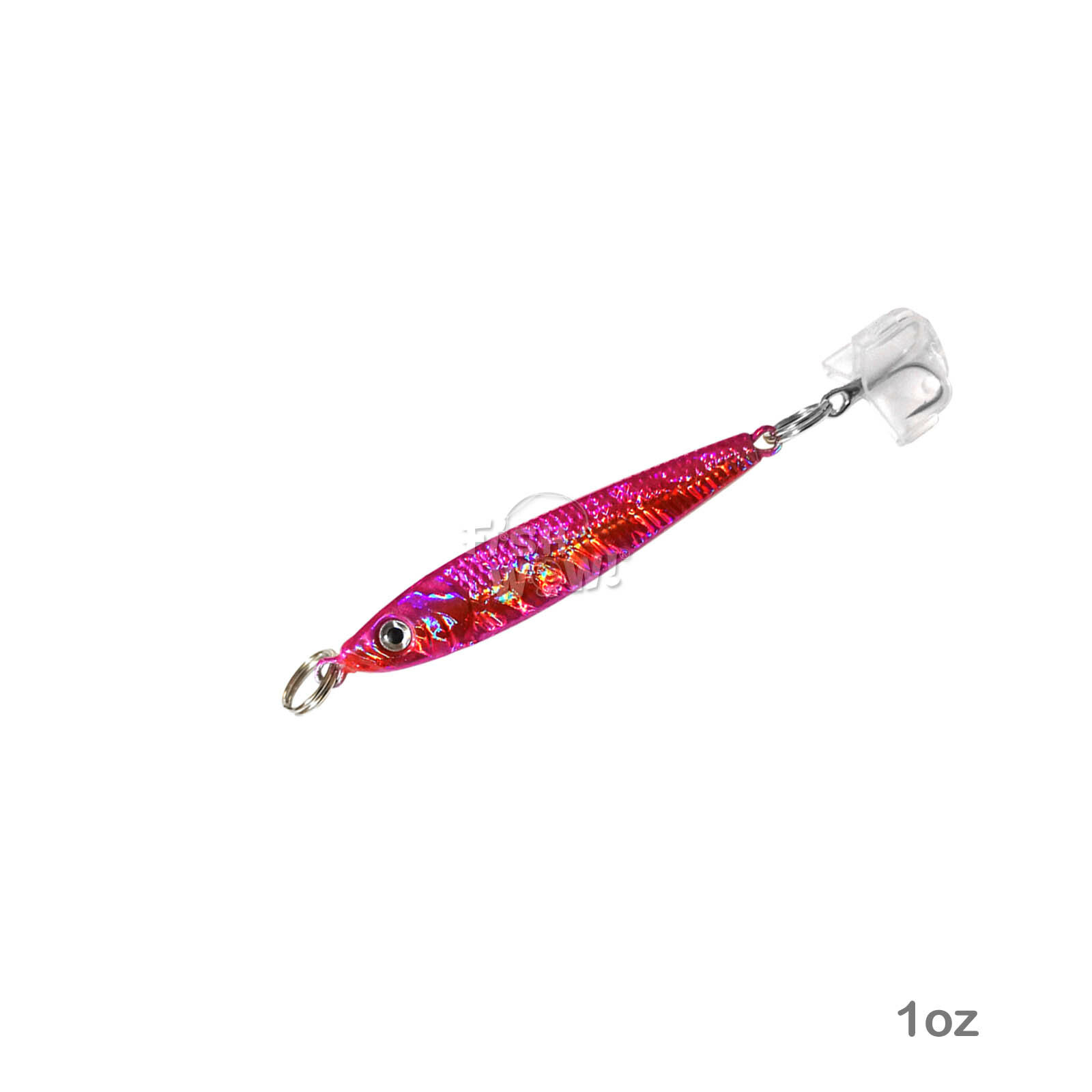 50pcs Fishing 1oz Trolling Mega Live Metal Baits Jig Lures Random Mix Colors NEW - Image 6