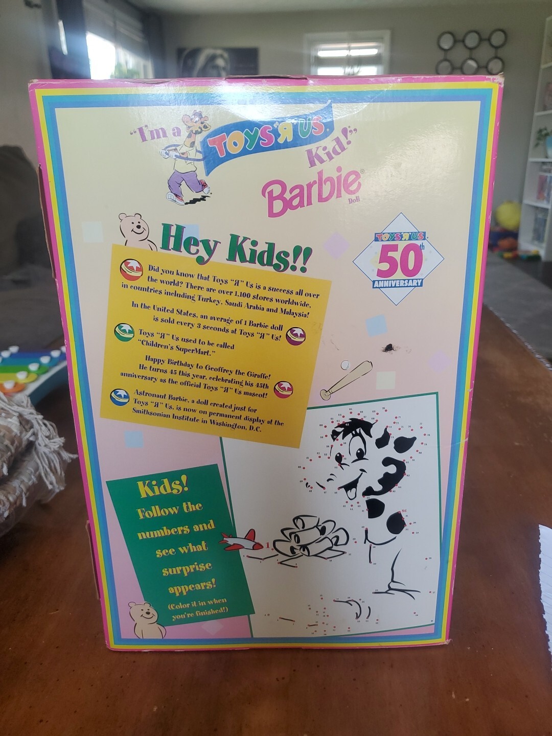 I'M A TOYS R US KID 50th Anniversary BARBIE DOLL NRFB 1997 Mattel