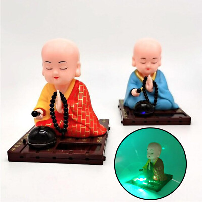 Buddhistischer Mönch Solar Pal The President   Dancing Solar Toy   Car Desktop