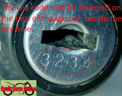 Yamaha Snowmobile Sled keys Cut to Code replacement spare key codes 3101-3150 - Picture 4 of 4