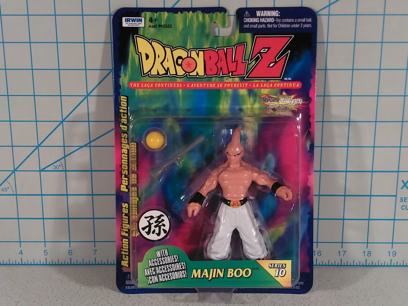 Figura Dragon Ball Z Saga Continues Majin Boo Serie 10, Juguete Irwin 1999