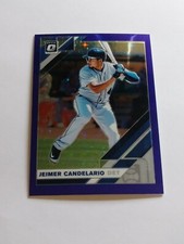 2019 Optic ** Purple Stars Prizm ** #196 Jeimer Candelario  #D / 125