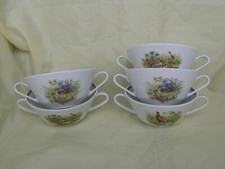 Hutschenreuther Arzberg Bavaria. 5x Suppentasse 250ml. Jagdmotiv.