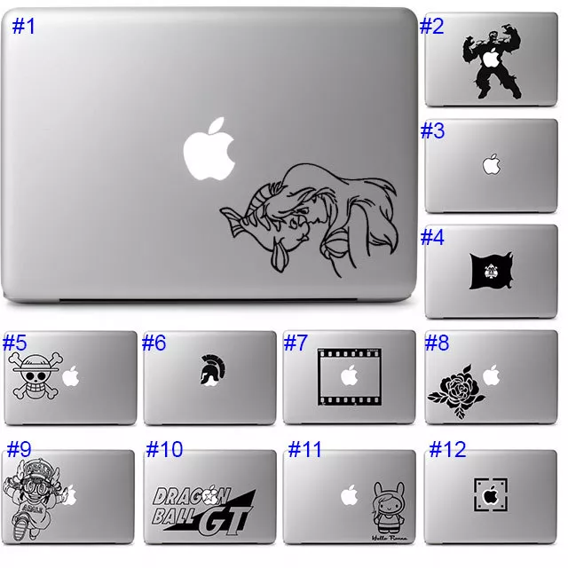 Apple Macbook Air Pro Laptop Decal Vinyl Sticker Cool Cute Fun Graphic  Design