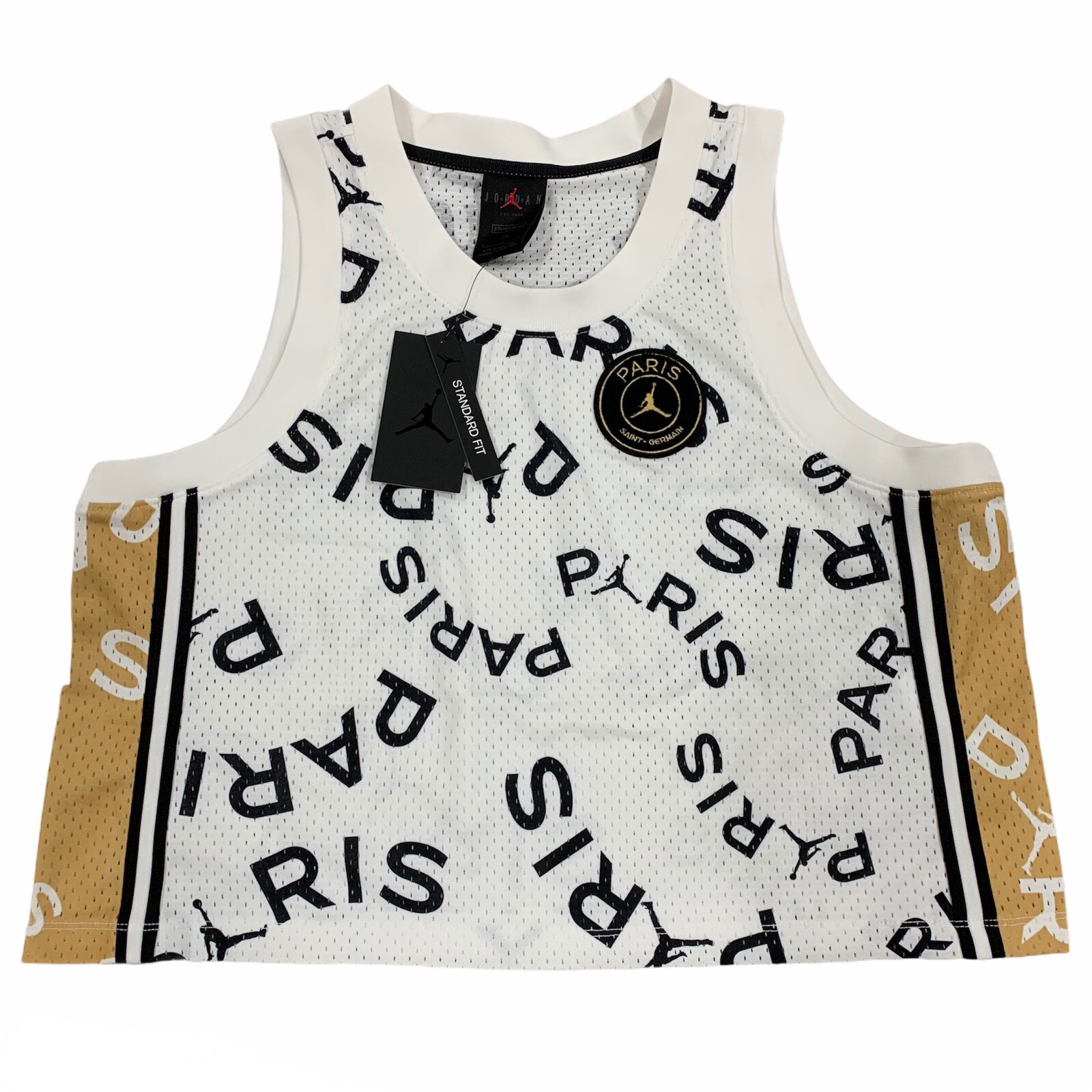 Air Jordan Paris Saint Germain PSG White Tank Top, Size Large NWT  CU5707-100 | eBay