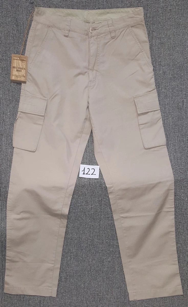RIFLE jeans Pantalone cotone beige con tasconi laterali Tg.W32 L34