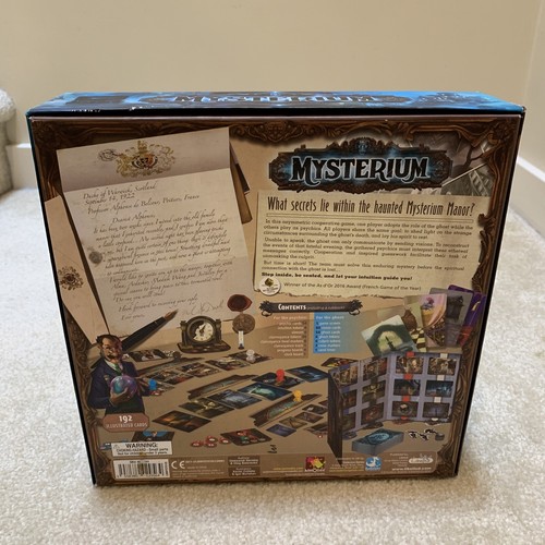 Mysterium Board Game Haunted Manor Ghost Psychics 2016 Libellud - Afbeelding 2 van 24