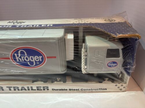 Vintage Unopened Ertl Kroger Semi Truck Tractor Trailer Pressed Steel 19" RARE - Picture 2 of 10