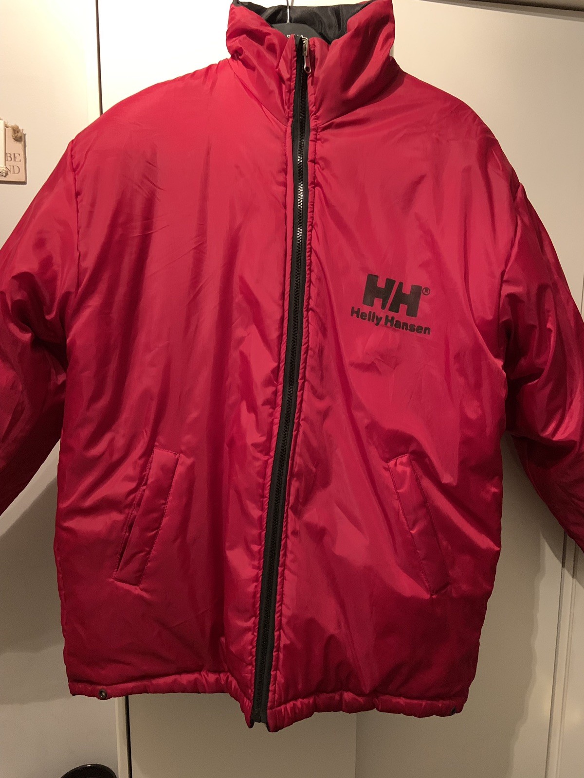 Helly Hansen Reversible 2 Face Big Logo Down Puffa Rare Parka Jacket. Size M image 4
