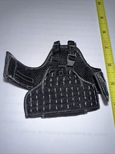 1/6 Scale Black Military Armored Vest