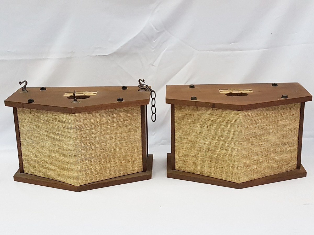 PAIR of VINTAGE 60's BOSE 901 DIRECT REFLECTING SPEAKERS