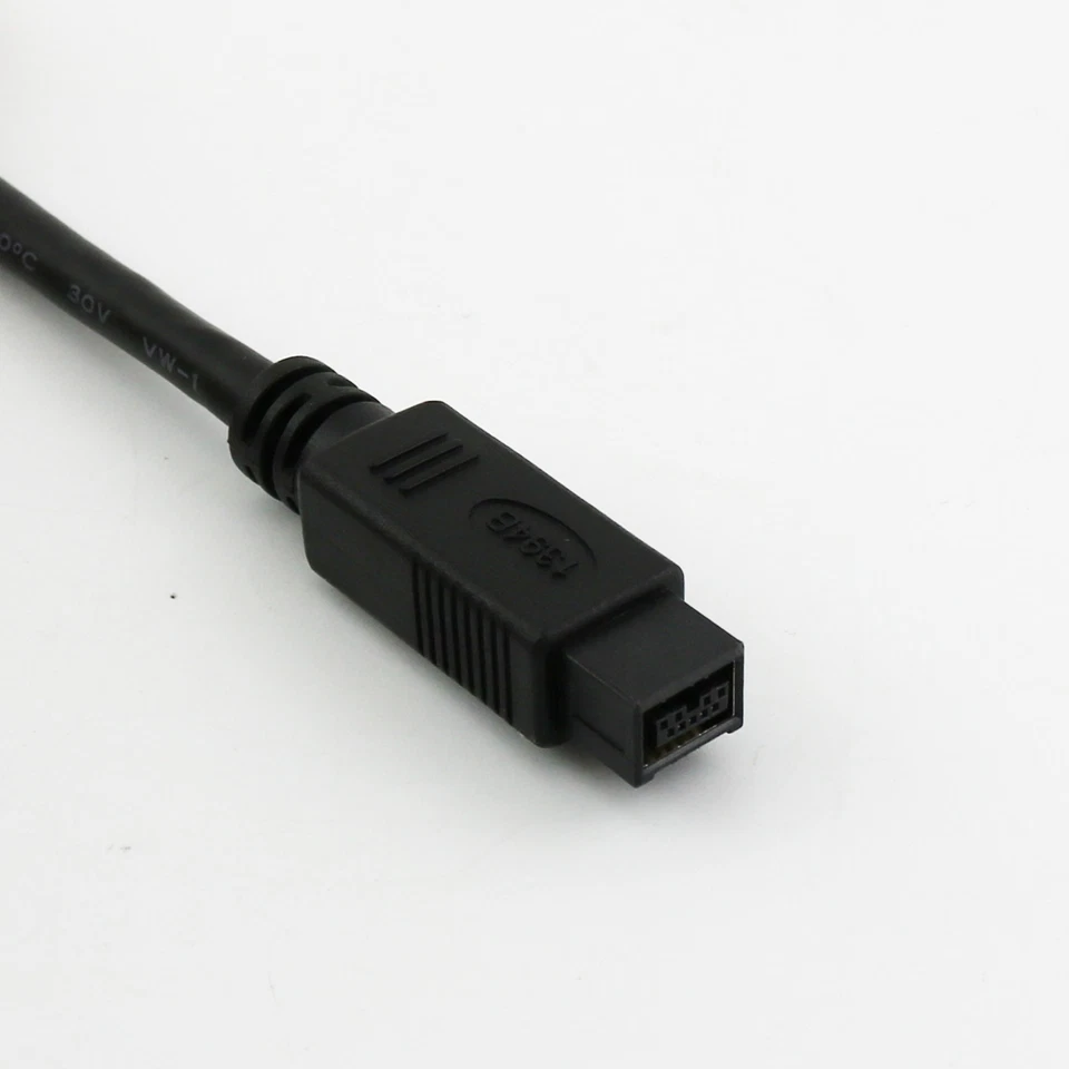 1x Firewire 800 to 400 9 Pin to 4 Pin Male IEEE1394b Bilingual Cable Cord 6ft - Image 4 of 4