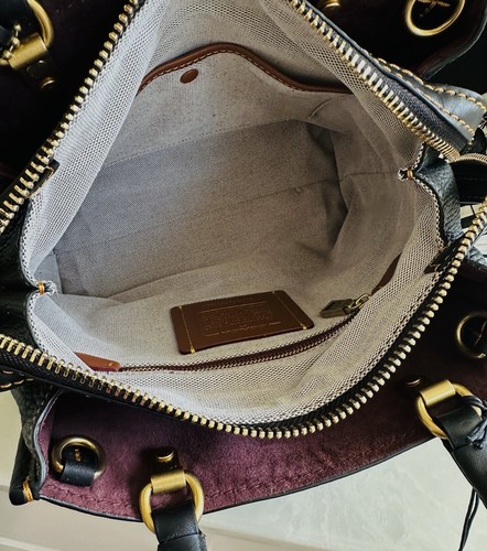 NWT COACH 1941 BUTTERFLY APPLIQUÉ BLACK/MULTI ROGUE 25 BAG 31225 RARE HTF - Picture 19 of 20