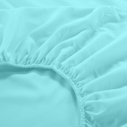 Soft Solid Fitted Sheet Pillowcases (No Flat) Double Queen King SK Size Bedding - Picture 52 of 52