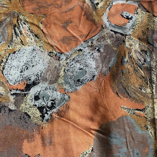 Vintage Fabric Remnant Abstract Pattern 1980s 54” (137 cm) x 58.5”(148.5cm) - Picture 5 of 5
