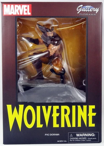 Marvel Select Gallery Diorama - Comic PVC Statue - Wolverine "costume jaune et m