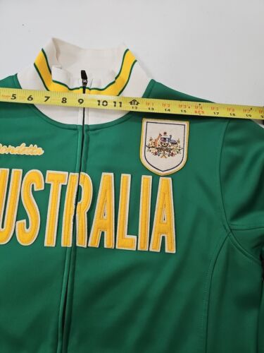 Mondetta Australia Vintage Track Jacket Full Zip M Green Embroidered Crest - Picture 5 of 11