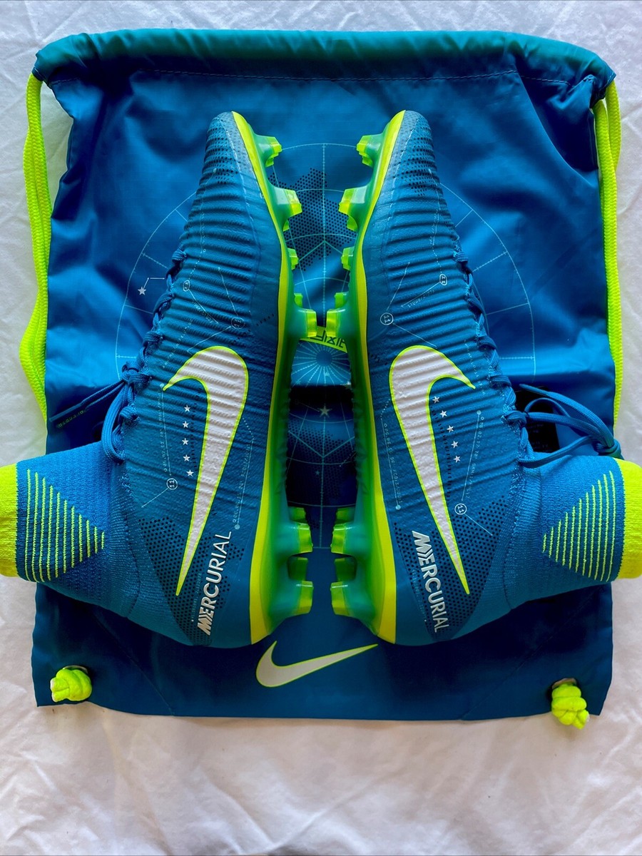Nike Mercurial Superfly V NJR FG Neymar Blue/Volt/Green Speed Boot