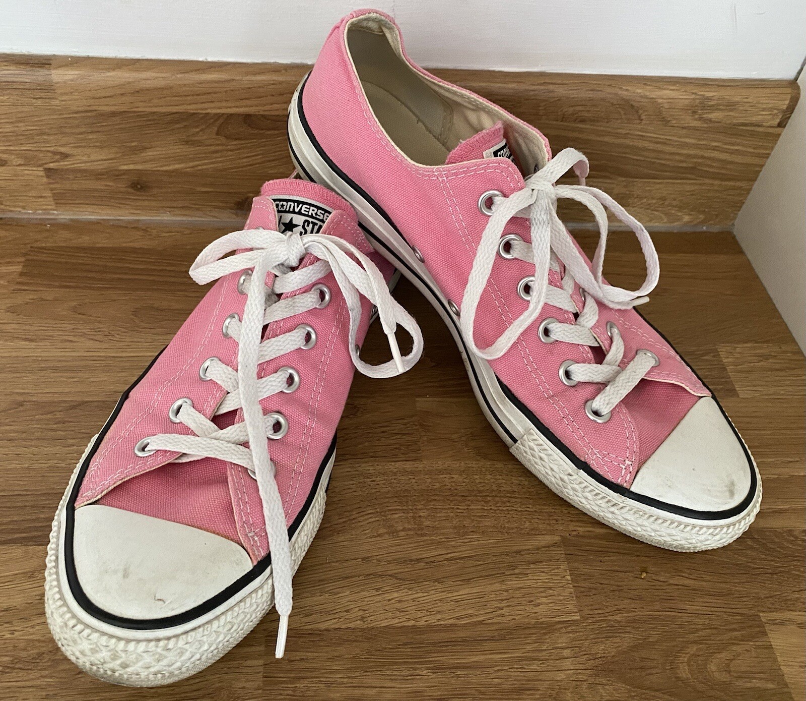 CONVERSE CHUCK TAYLOR ALL STAR OX CLASSIC TRAINERS SHOES PINK UK 8 (M9007C)  USED | eBay
