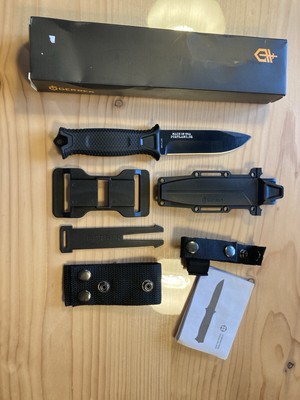 Gerber Strongarm Outdoormesser - Schwarz Glatte Klinge