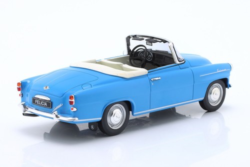 SKODA FELICIA Cabrio 1959 Light blue - 1/24 WhiteBox - Picture 4 of 6