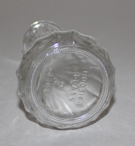 Vintage Hoosier 4064 Swirl Glass Bud Vase 6" Tall / #4 - Picture 7 of 7