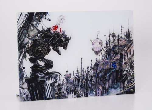Placa acrílica Yoshitaka Amano A3 Town Final Fantasy 6 FF6 FF VI exposición de arte - Imagen 4 de 5