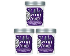 PUNKY COLOUR Semi Permanent Conditioning Color Plum 3.5 oz 3 Bottles Combo