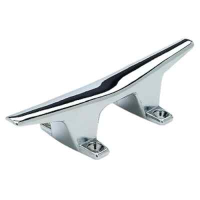 4-1/2 Inch Chrome Plated Zinc Hollow Base Cleat for Boats and Docks VALMAR