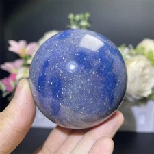 0.9LB 2.6" Fine Natural K2 Sphere Crystal Quartz Heal Energy Reiki Decor Gift