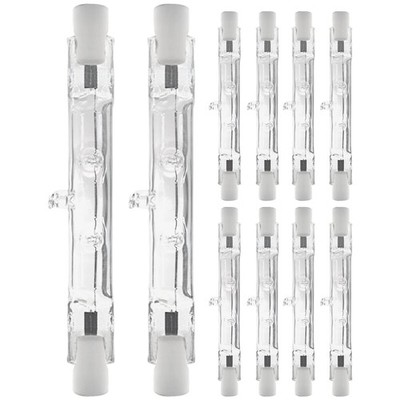 Modee R7s Halogen Stablampe 80W 1400lm 2700K Warmweiß 230V 78mm 10 Stück