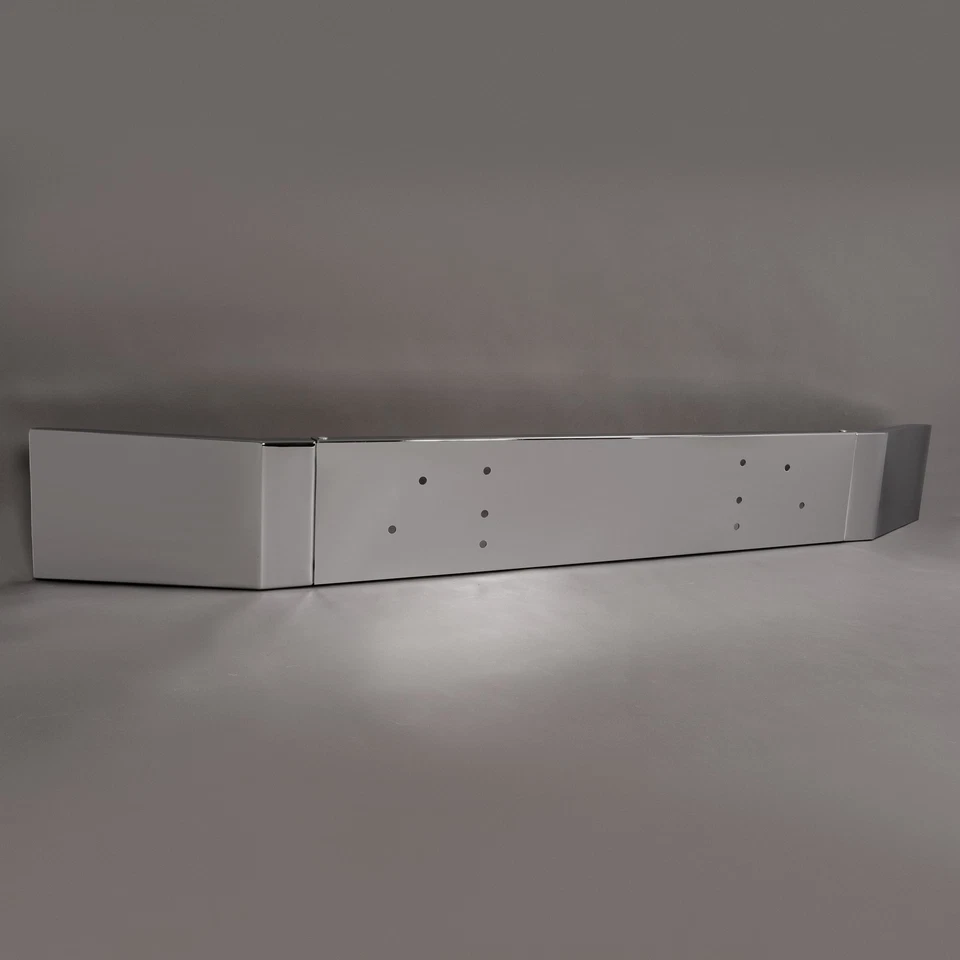 For Mack RD688S/RD6900S 81-04 10" Chrome Front Bumper W/ Triangular Bolt Pattern - Image 2 of 4